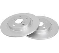 2x Disque de frein plein 18053 A.B.S. pour TOYOTA AVENSIS A trois volumes