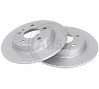 2x Disque de frein plein 18170 A.B.S. pour MERCEDES-BENZ CLASSE A