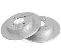 2x Disque de frein plein 18225 A.B.S. pour HYUNDAI KIA