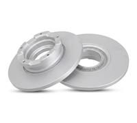 2x Disque de frein plein 18396 A.B.S. pour FORD TRANSIT CUSTOM V362 Fourgon