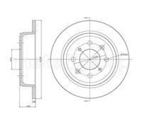 METELLI 23-0267 Disque de frein