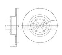 METELLI 23-0410C Disque de frein