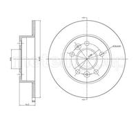2x Disque de frein plein 23-0482C METELLI pour RENAULT ESPACE III AVANTIME