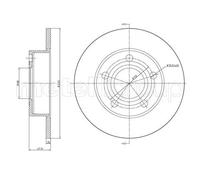 METELLI 23-0531C Disque de frein