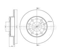 METELLI 23-0748C Disque de frein