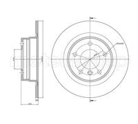 Disque de frein METELLI 23-0814C