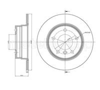 METELLI 23-0817C Disque de frein