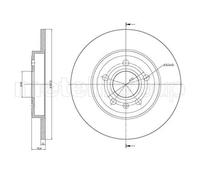 METELLI 23-0855C Disque de frein
