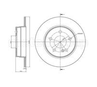 METELLI 23-0982C Disque de frein
