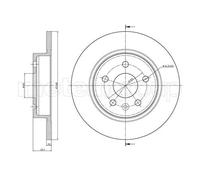 METELLI 23-1002C Disque de frein