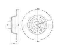 METELLI 23-1021C Disque de frein