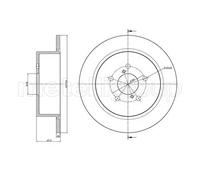 2x Disque de frein plein 23-1397C METELLI pour SUBARU OUTBACK LEGACY IV