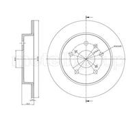 2x Disque de frein plein 23-1398C METELLI pour SUZUKI FIAT