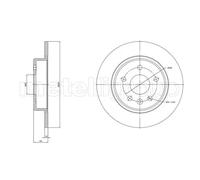 2x Disque de frein plein 23-1823C METELLI pour OPEL ASTRA K