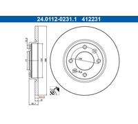 ATE 24.0112-0231.1 Disque de frein