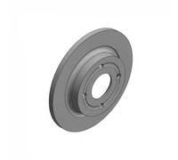 2x Disque de frein plein 250.1392.20 ZIMMERMANN pour FORD FIESTA VII