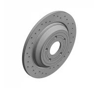 ZIMMERMANN Disques de frein Arrière 250.1397.52 Ø302mm Kit 2x Hauteur 41mm Ép.11mm FORD Focus Mk3
