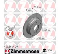 ZIMMERMANN 400.3644.20 Disque de frein