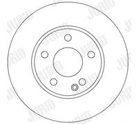 JURID 562309JC Disque de frein