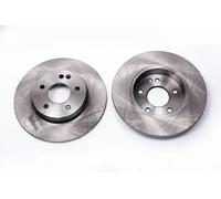 2x Disque de frein plein 6041120 KRAFT AUTOMOTIVE pour MERCEDES-BENZ