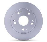 2x Disque de frein plein 8DD 355 118-991 HELLA pour HONDA CIVIC VIII Hatchback