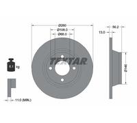 2x Disque de frein plein 92060400 TEXTAR pour AUDI 80 B4 A trois volumes