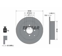 2 Disques de Frein Arrière Textar 290mm pour Peugeot 406 + Break