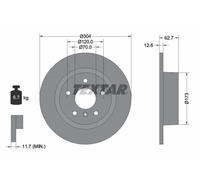 TEXTAR 92095203 Disque de frein