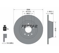 TEXTAR 92159403 Disque de frein