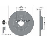 Textar Disque de frein 92159503 (H88) arrière pour Allroad Diesel 2006-2011