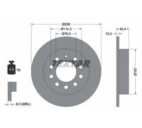 2x Disque de frein plein 92166700 TEXTAR pour HYUNDAI COUPE II TIBURON Coupé