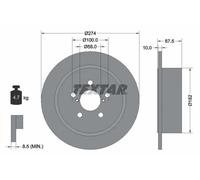 TEXTAR 92167800 Disque de frein