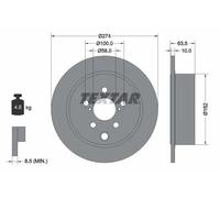 TEXTAR 92262003 Disque de frein