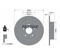 2x Disque de frein TEXTAR 92301603 convient pour HONDA