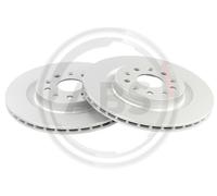 2x Disque De Frein Plein A.B.S. Ø350mm Pour Jeep Grand Cherokee L V WL