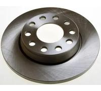 2x Disque de frein plein B130600 DENCKERMANN pour AUDI SEAT
