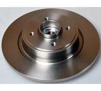 2x Disque de frein plein B130633 DENCKERMANN pour RENAULT GRAND SCÉNIC II