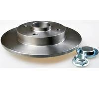 2x Disque de frein plein B130658 DENCKERMANN pour PEUGEOT CITROËN