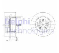 DELPHI BG2103 Disque de frein