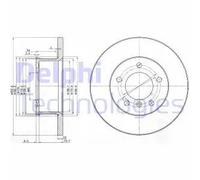 DELPHI BG2556 Disque de frein