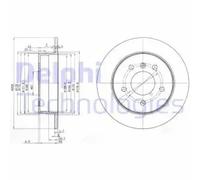 DELPHI BG3710 Disque de frein