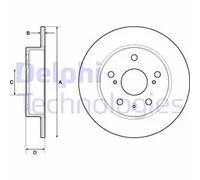 Disque BG4709C DELPHI pour Suzuki