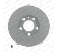 2x Disque de frein plein DDF1155C FERODO pour VW AUDI SKODA