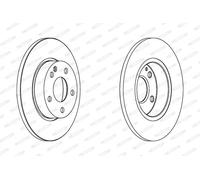 FERODO DDF1219C Disque de frein pour MERCEDES-BENZ