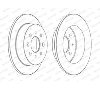 FERODO DDF1358C Disque de frein