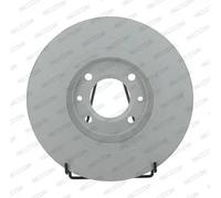 2x Disque de frein plein DDF2511C FERODO pour CITROËN PEUGEOT DS