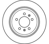 2 x TRW DF2582 Disque de frein pour PEUGEOT