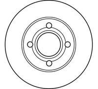 TRW DF2598 Disque de frein