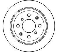2x Disque de frein plein DF2646 TRW pour ROVER HONDA MG LOTUS