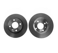 2x Disque de frein plein DF2765 TRW pour SKODA VW